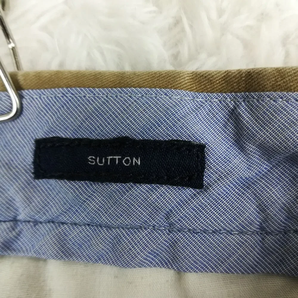 J. Crew Mens Pants Sutton‎ Chino Flex Straight Fit Brown Tan Stretch 31x32